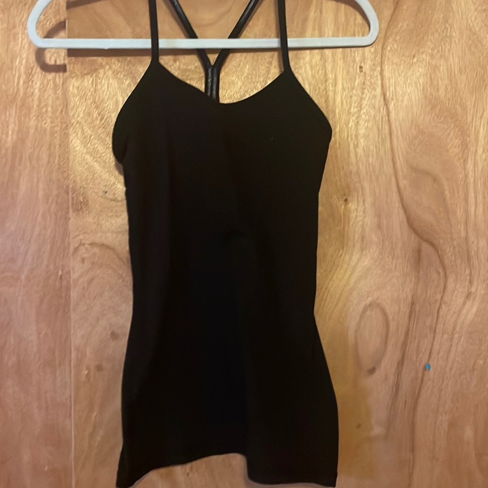 Lululemon Power Y Black Tank Top